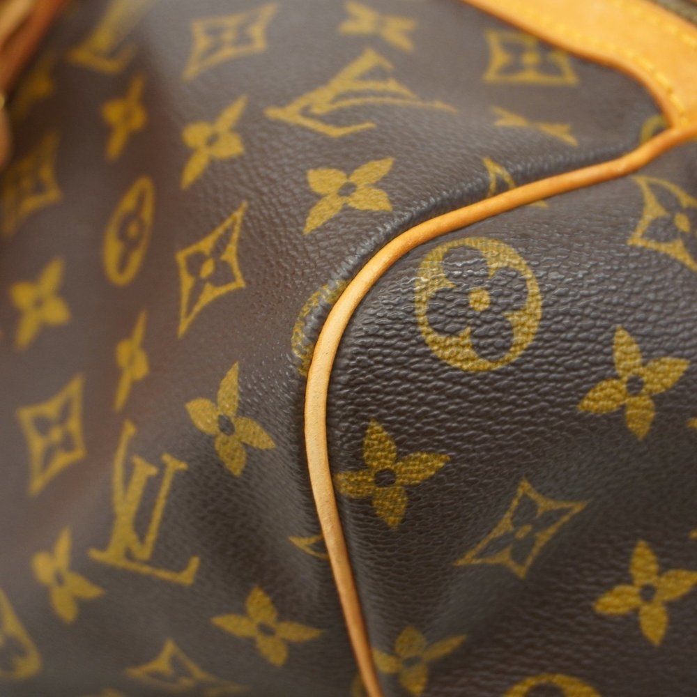 Louis Vuitton Boston Bag Monogram Sax Pool 45 M41624 Brown Men's Women's - Picture 10 of 14